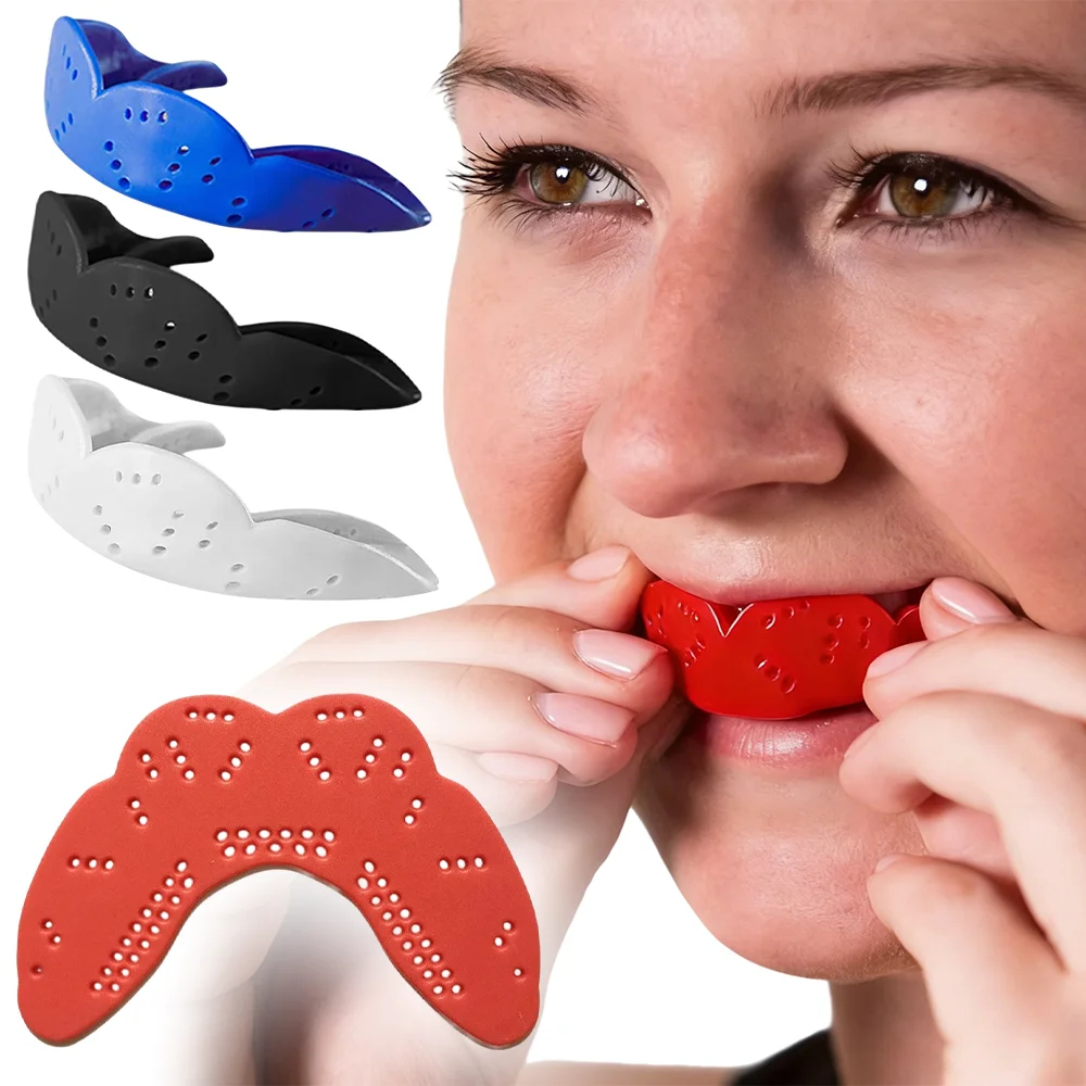 Protector bucal de entrenamiento de boxeo y baloncesto para adultos, protector de dientes rellenable termoplástico, protección Dental deportiva EVA para MMA y Rugby