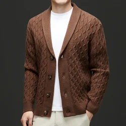 Men Cardigan Comfortable Brand Wool Fashion Top Quality Men'S Sweater