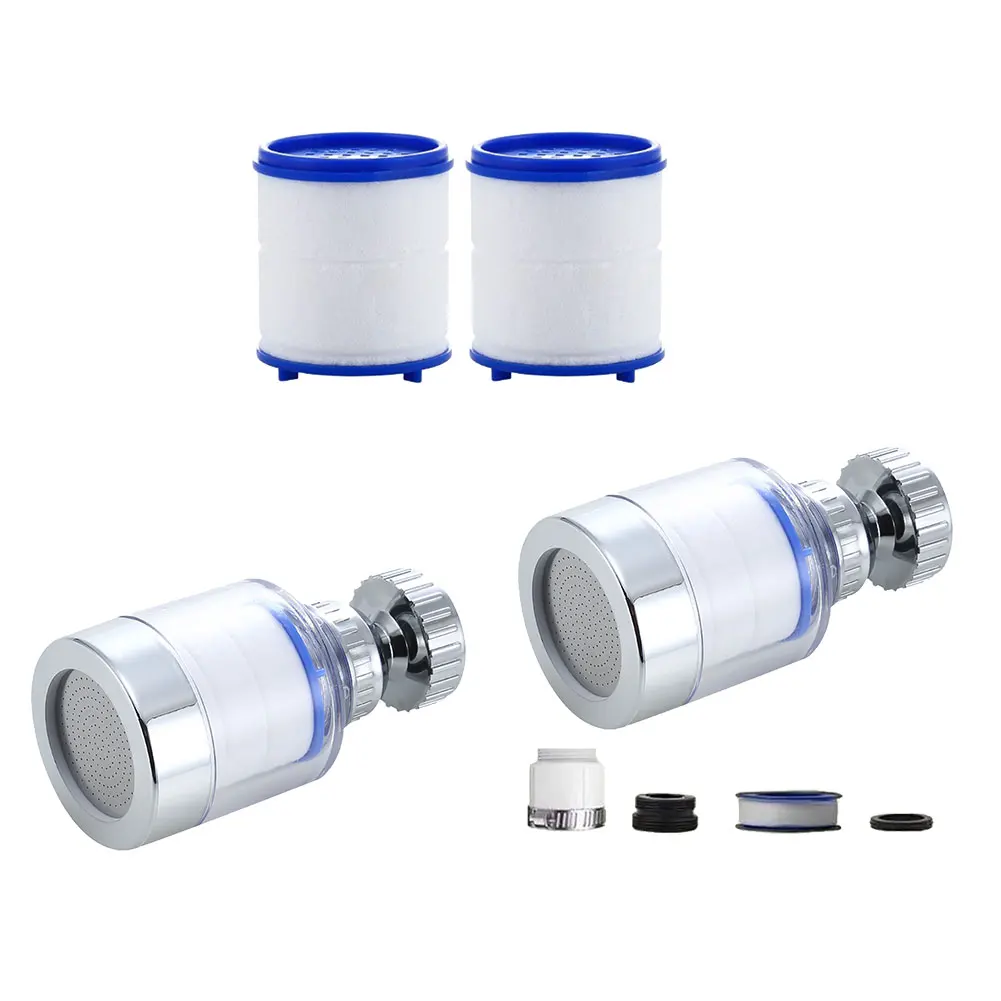 

Faucet Water Clean Filter Purifier 360 Degree Rotating Splash Faucet Adapter Water Saving for Household Kitchen Bathroom