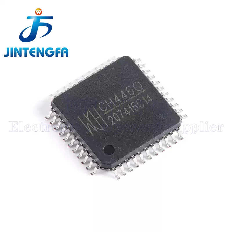 10PCS CH446Q LQFP-44 CH446 SMD 8x16 128 pieces Analog Switch Array IC Chip