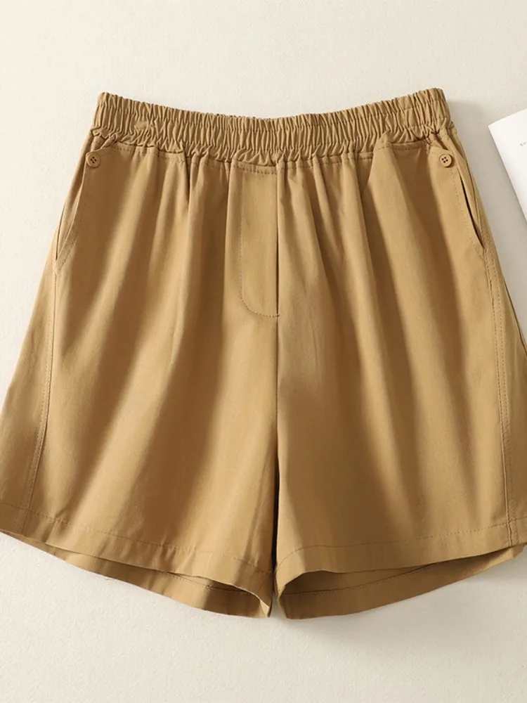 ハイウエストAラインコットンワイドレッグパンツ レディース 夏服 大きいサイズ ゆったり カジュアル 斜めストライプ コットンワークウェアパンツ