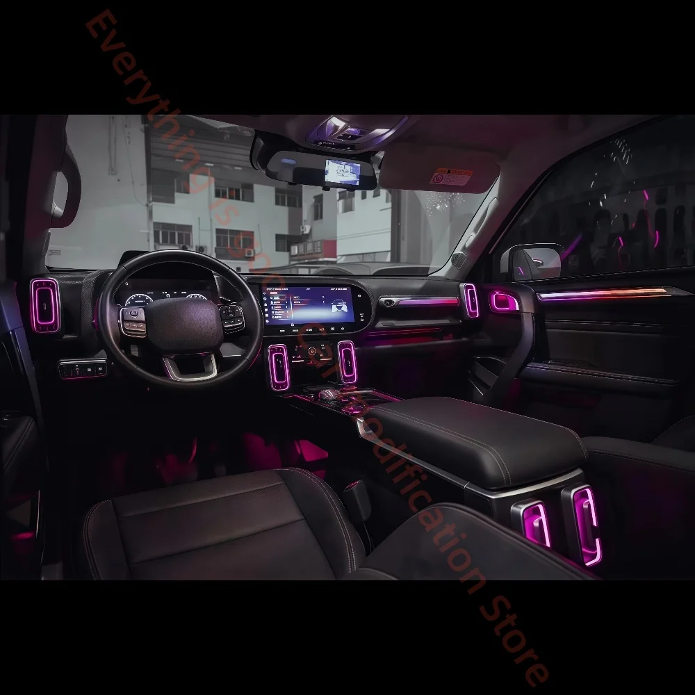 For Great Wall Motor Haval DARGO Second generation ambient light car interior light upgrade Car accessories Luminous horn ring