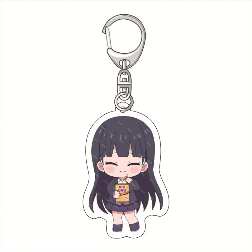 Anime Keychain Stand Model Toy Desktop Decor The Dangers In My Heart Yamada Anna Ichikawa Kyoutarou Cosplay Acrylic Pendant Gift