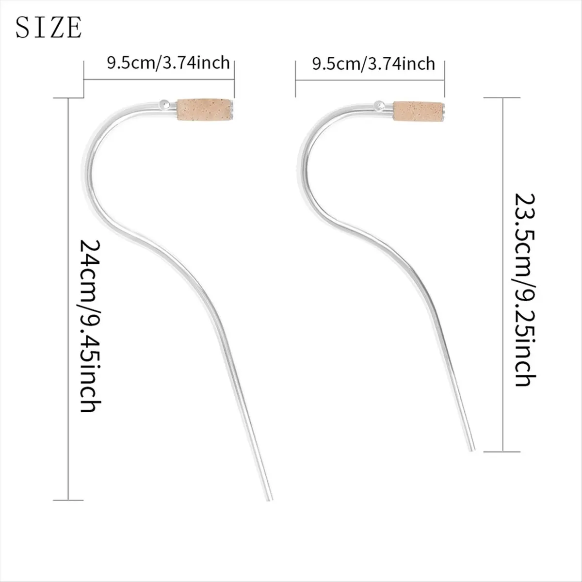 

2 шт. фагот посеребренный изогнутый гриф дуговой паяльник длинный и короткий изогнутый гриф аксессуары для деревянных духовых инструментов [AA74-AAA]