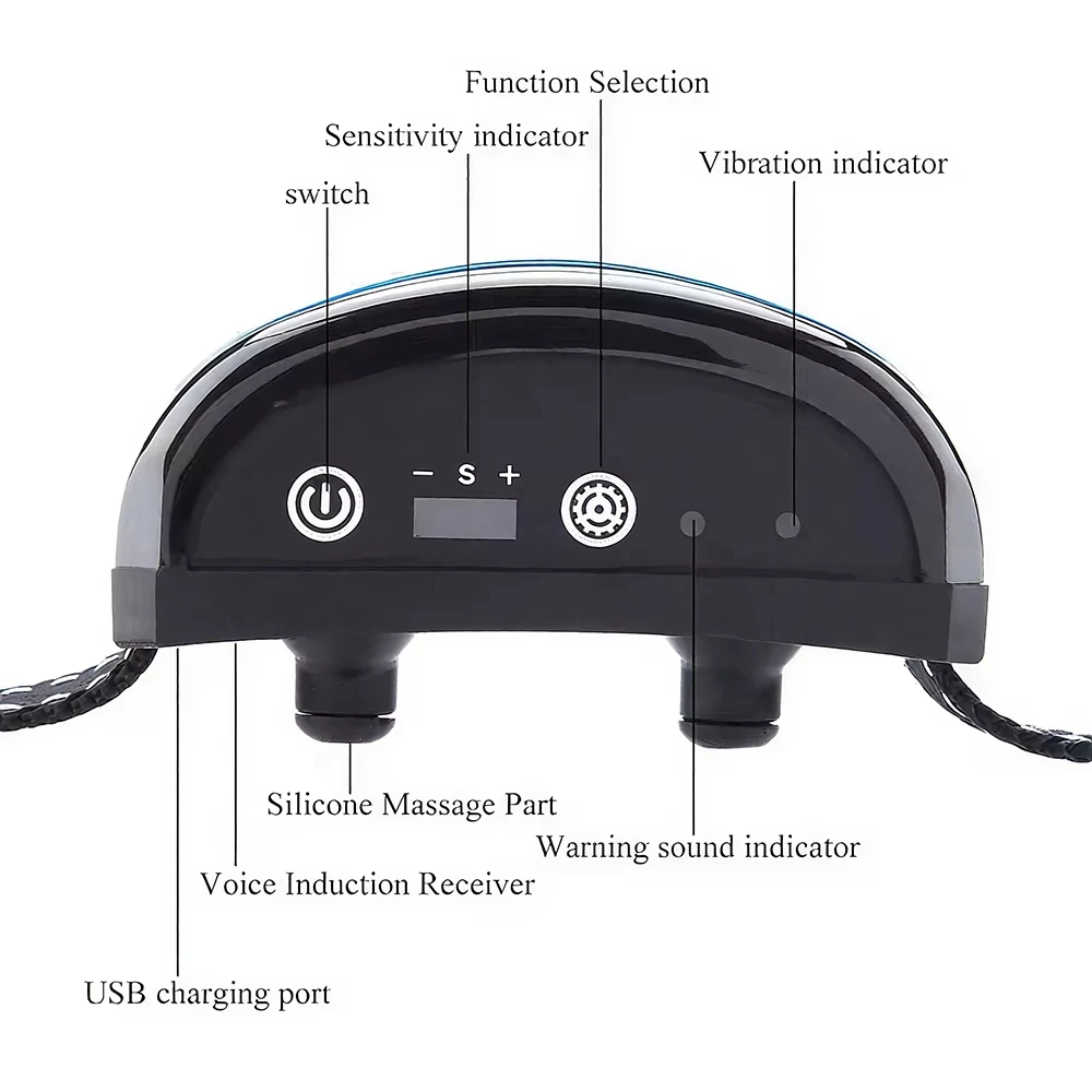 Intelligent Anti Bark Collar for Dogs, Auto Ultrasonic & Vibration 3-Mode Training, USB Rechargeable Bark Control Device image 3