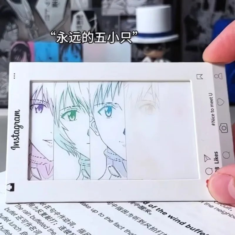 

EVA Cards Shinji Rei Asuka Langley Soryu Anime Figures Cartoon Grating Card Bookmark Goods Toy Christmas Gifts Anime Merchandise