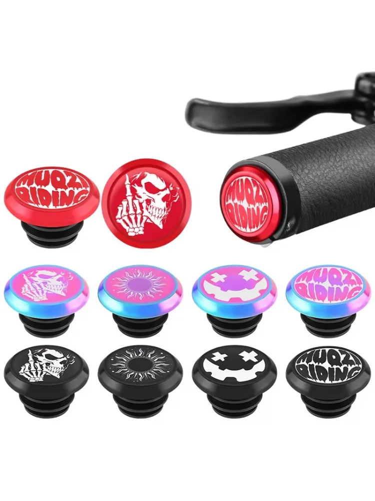 AliExpress MUQZI 1 Pair Bike Handlebar Bar Cap aluminum alloy Handle Grips End Plug Superlight Covers MTB Road Bicycle Parts