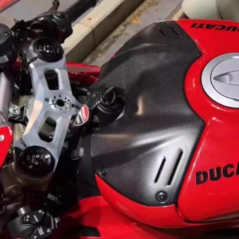 

Для DUCATI Panigale V4 V4S V4R SP 2023, крышка батарейного отсека из углеродного волокна, передний обтекатель, топливный бак, крышка Airbox, модифицированные детали для мотоцикла