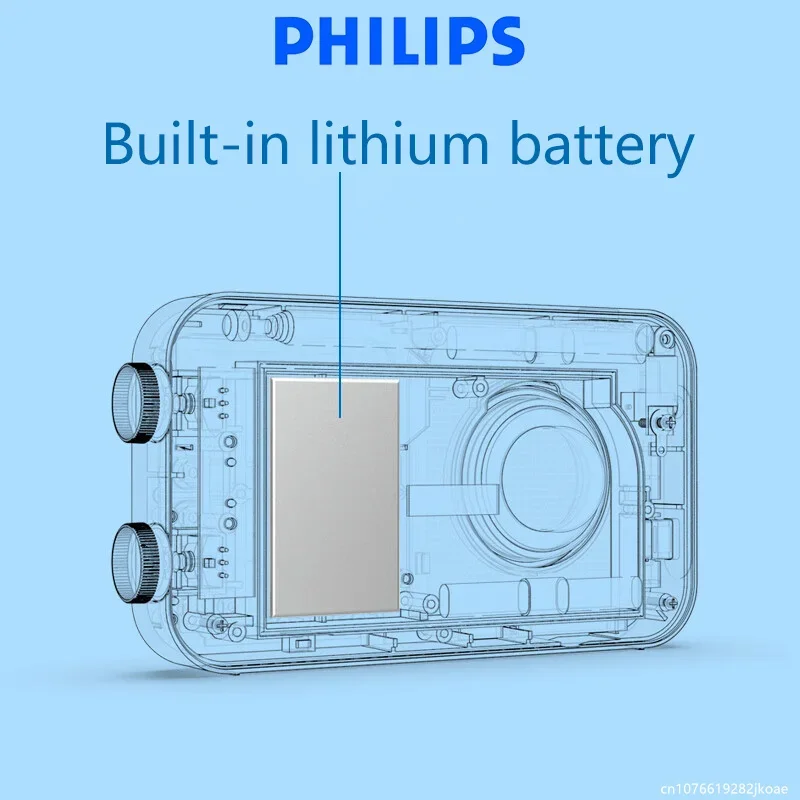 New Philips TAR6108 MW/FM/SW Radio Rechargeable With Earphone Jack