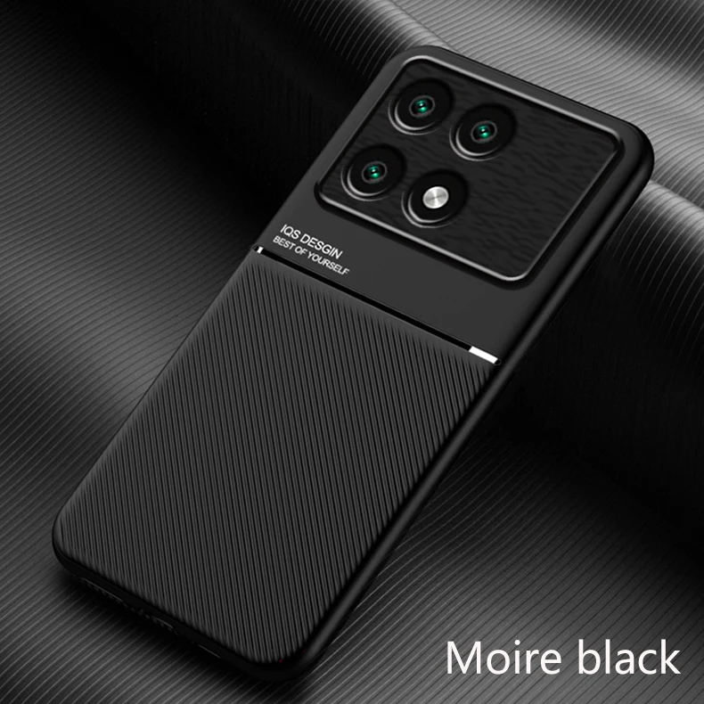 ل Xiaomi Redmi K70e حافظة مضادة للصدمات حامل سيارة مغناطيسي حافظة جلدية من السيليكون Redmi K70/Redmi K70 Pro الألعاب Fundas حماية