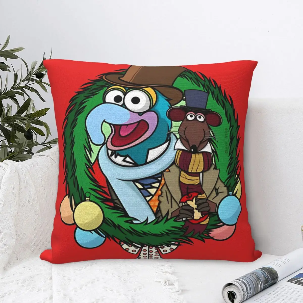 

The Muppet Christmas Carol - Чарльз Диккенс, наволочка, декоративная подушка из полиэстера, забавные чехлы для подушек