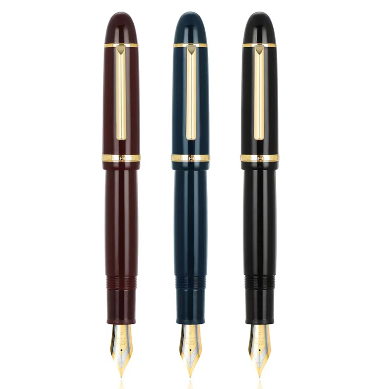 

3X Jinhao X159 Resin Barrel Big Size Fountain Pen Extra Fine/Fine/Medium Nib With Converter Business Office School Supplies