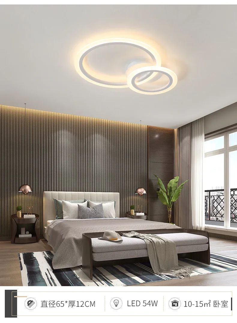 Simple LED Ceiling Light Dining Living Room Acrylic Round