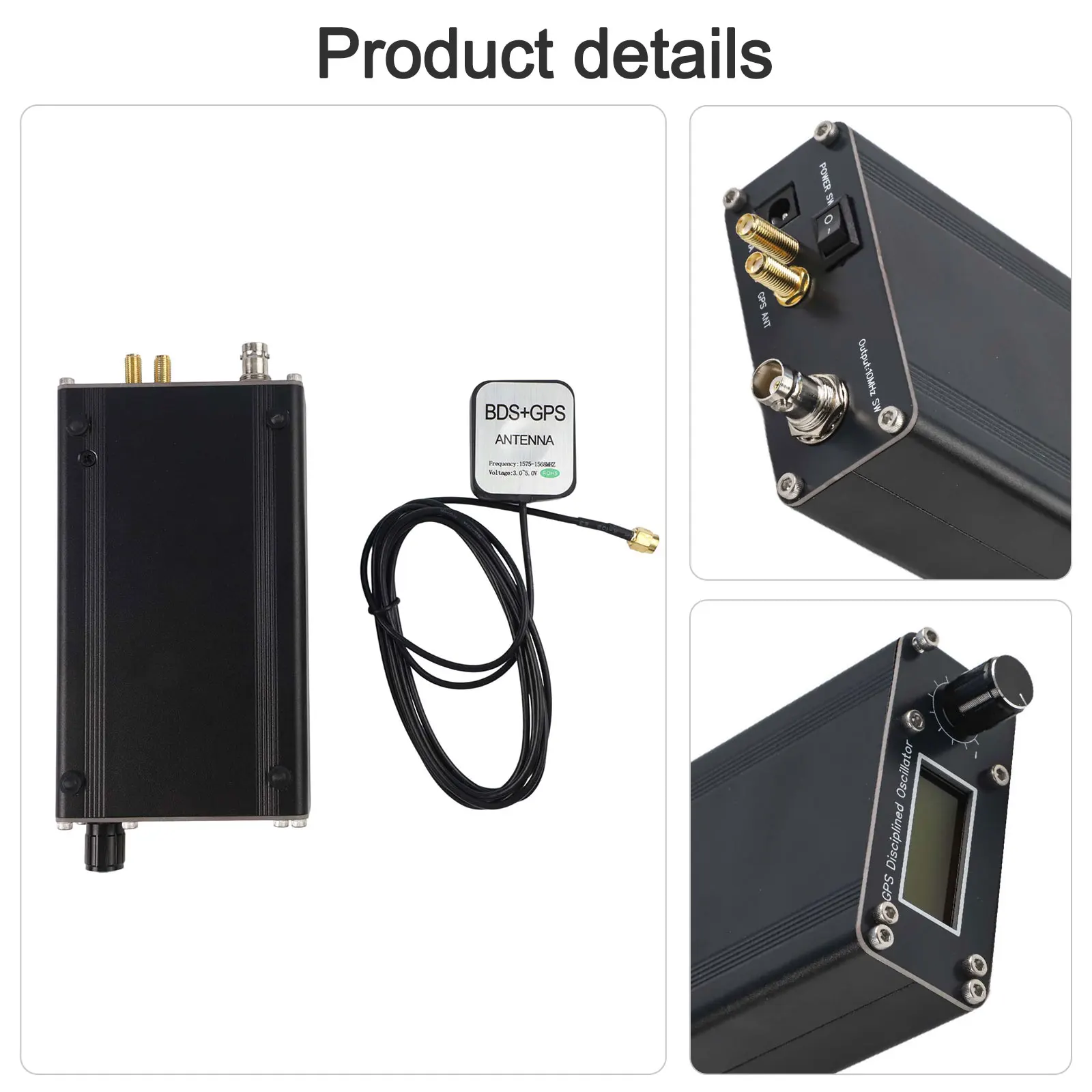 Advanced GPSDO GPS Tamed ClockCorrection Signal Generator Disciplined Oscillator 10MHz Optimal Frequency Control