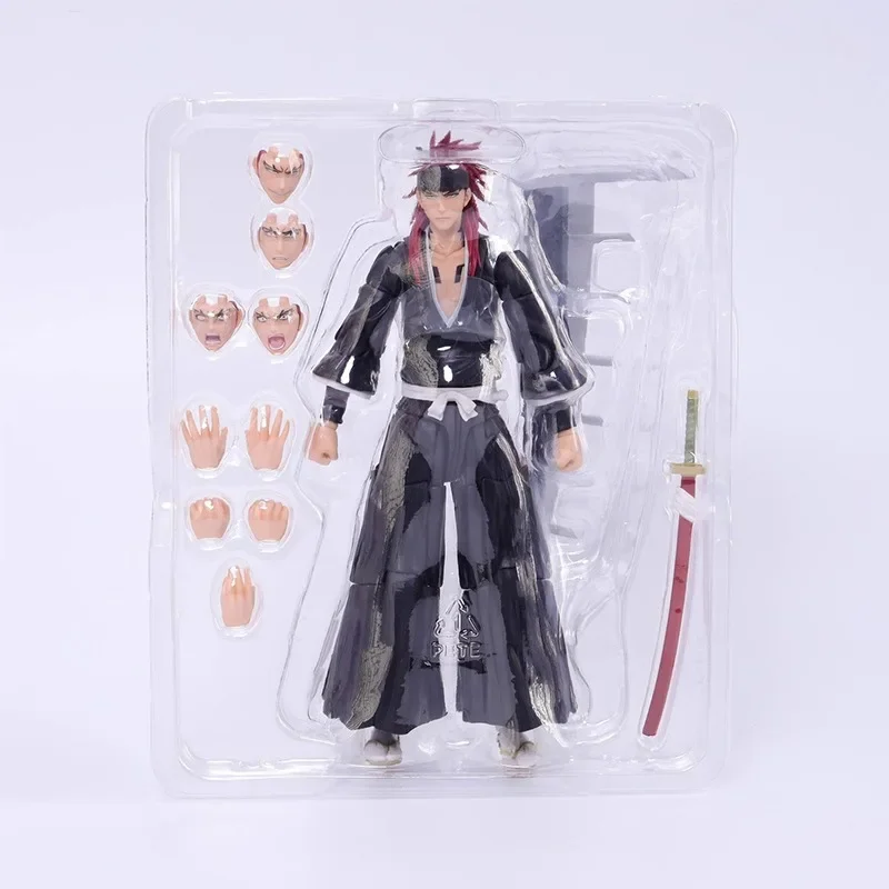 In Stock Genuine Bandai S.H.Figuarts SHF Anime BLEACH Abarai Renji Model Anime Action Figure Model Toys Collection Doll Gifts