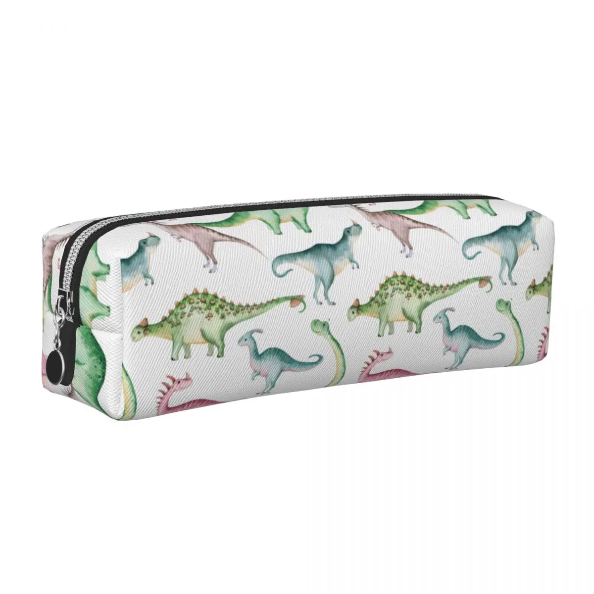 Estuche para lápices de dinosaurio bonito, estuches para lápices de animales cretácicos, caja de bolígrafos para niñas y niños, bolsas de gran capacidad, suministros escolares, papelería de regalo