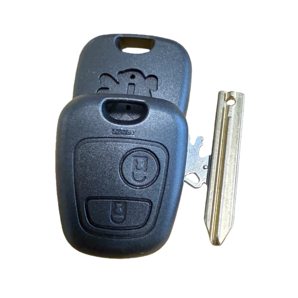 

1pcs Car Key Case Fob For Peugeot Partner Expert Boxer 2 Button Remote Key Fob SX9 Blade