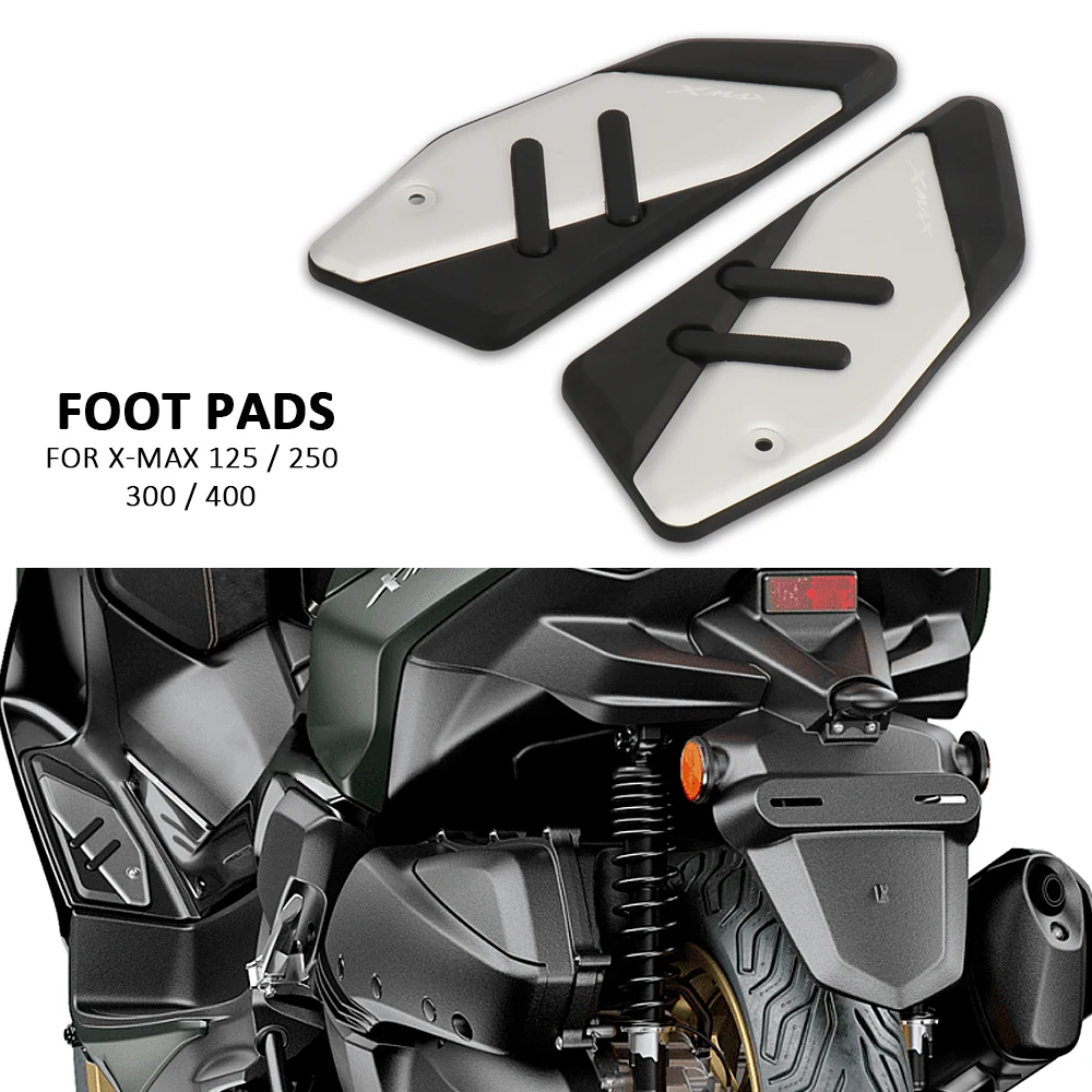 

Motorcycle CNC Scooter Footrest Footboard Step Foot Plate For Yamaha XMAX125 XMAX250 XMAX300 XMAX400 X-MAX XMAX 125 250 300 400