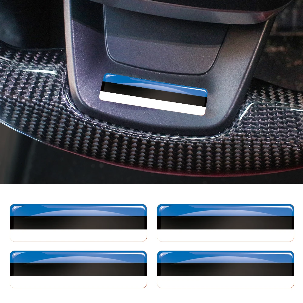 

Estonia Flag 3D Epoxy Resin Decorate Car Sticker Car Window Buttons Steering Wheel Center Console Panel Motorcycle Fuel Tank