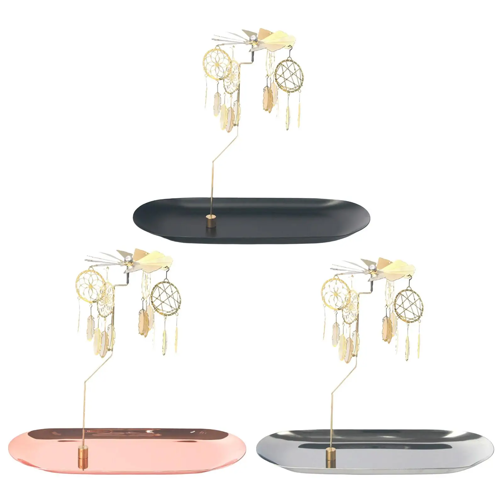 Romantic Rotary Candlestick Candle Holder Candle Holder Home Party Decor