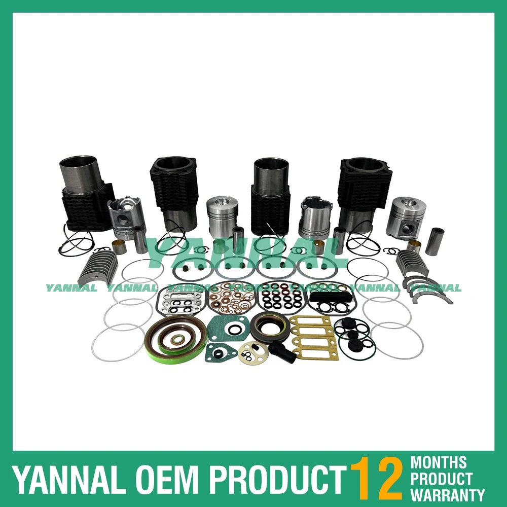 

BF4L913 Cylinder Liner Kit With Gasket Set Bearing For Deutz Engine Spare Parts