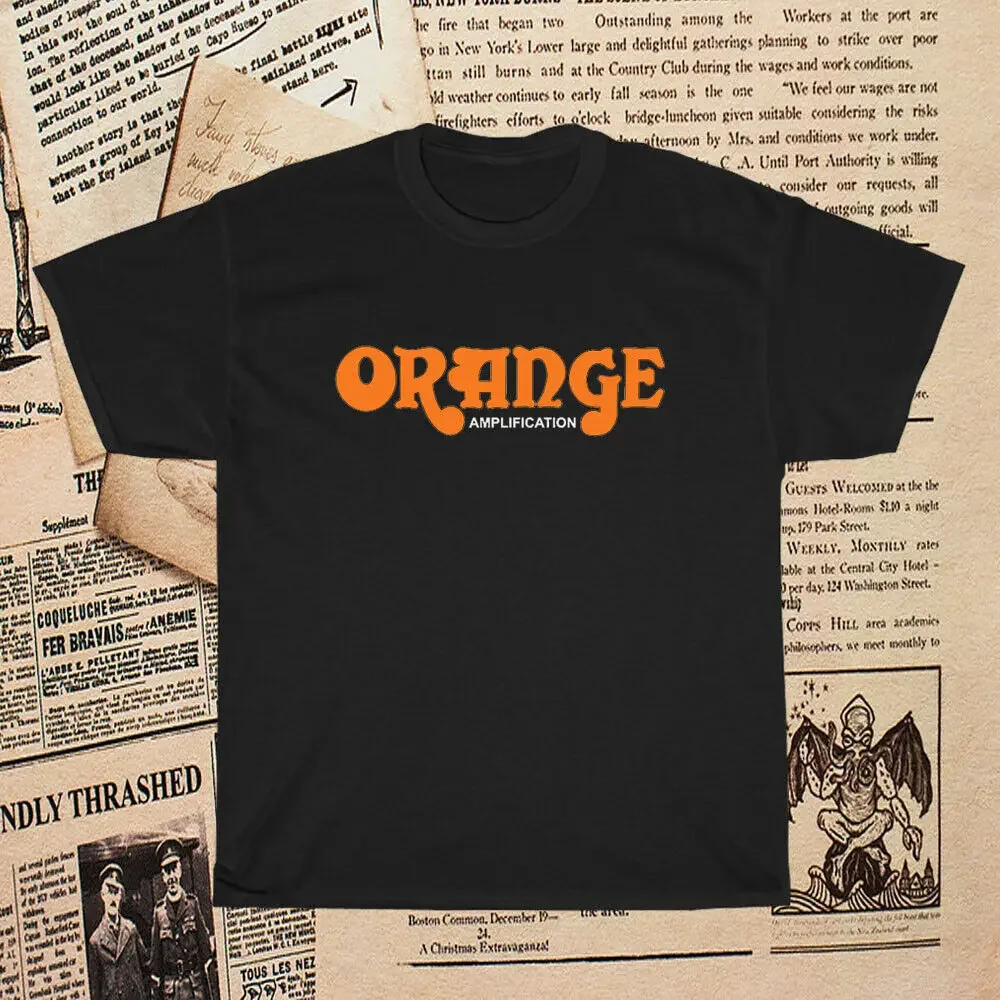 New Orange Amplifiers Classic Logo  Men's T-Shirt funny Size S to 5XL