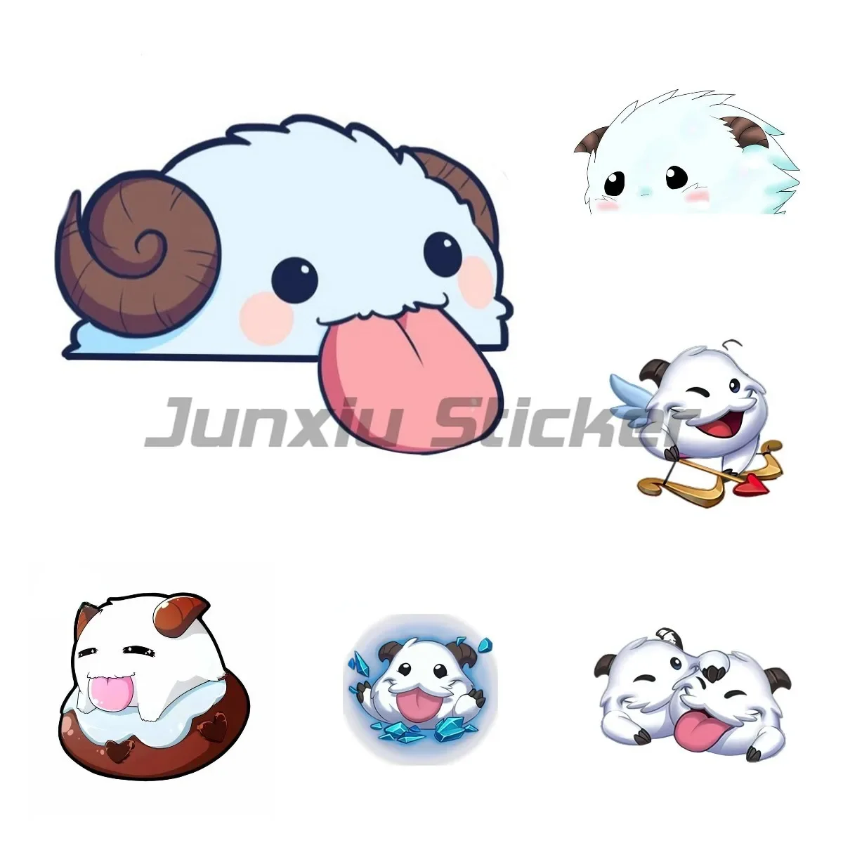 ملصقات سيارة من الفينيل من Poro Peeker، شارات جدارية لنافذة الكمبيوتر المحمول، شارات ملحقات السيارة على الزجاج الأمامي