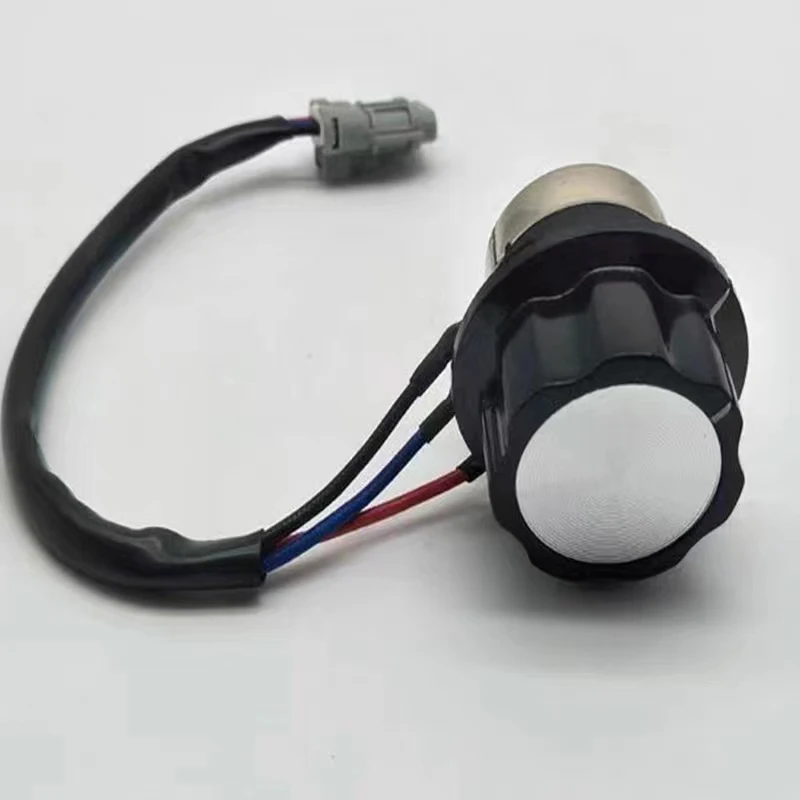 Throttle Knob Switch for Luxtec SC150 200 210 220 260 360 Refueling Motor Throttle Motor Actuator Excavator Parts