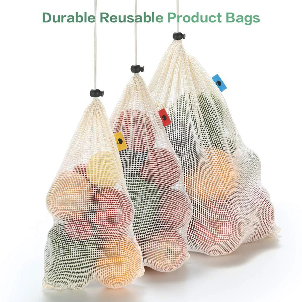 Drawstring Mesh Bag Fruit Net  - огляд і ціна Food Storage Net