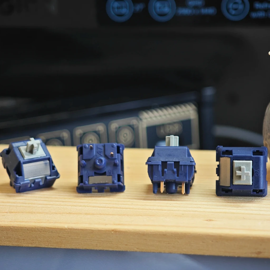 YG HMX G-ONE Switch 5Pin Linear Sandiness Mechanical Keyboard Custom Accessories Crisp sound KOS Spring 3.6 mm  42g RGB Switches