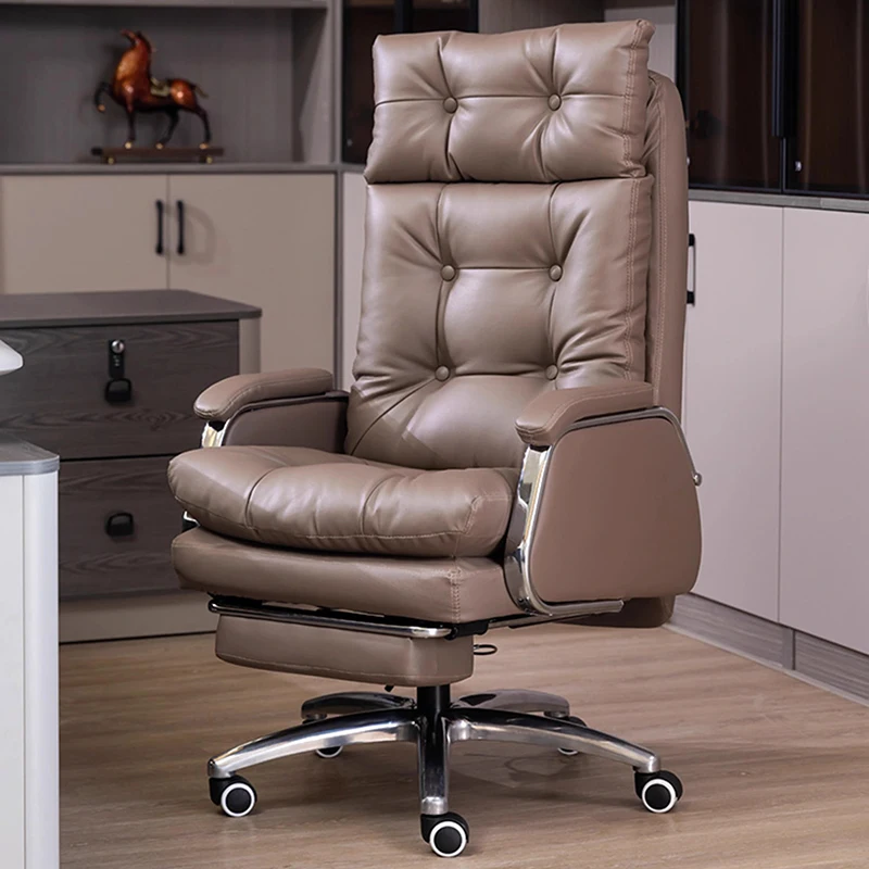 Modern Executive Office Chairs Lazy Comfy Armchair Lounge Cushion Reading Nordic Office Chairs Wheels Cadeira Salon Furniture