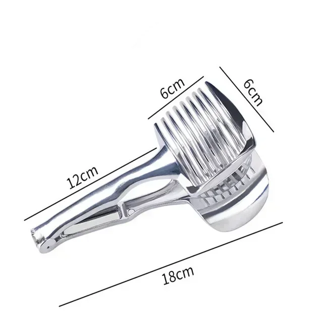 Roestvrijstalen Keuken Handheld Oranje Citroensnijder Tomatensnijclip Fruitsnijmachine Uiensnijder Kitchenitem Cutter Accessorie