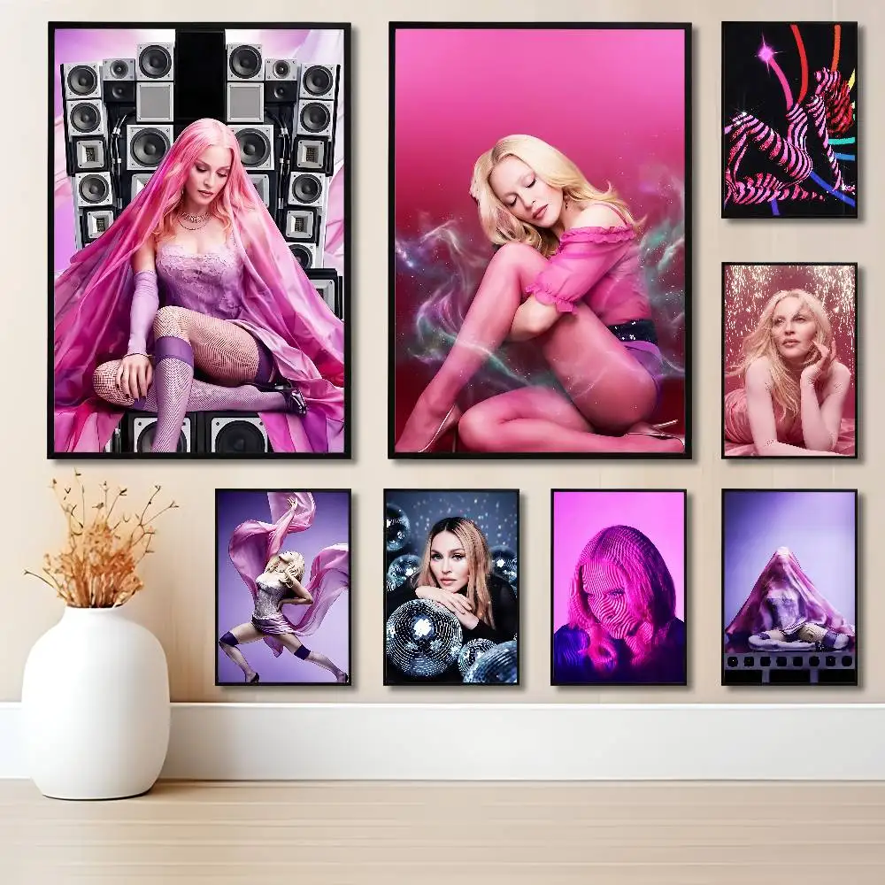 M-Madonnas-S Confessions II Club Bar Paper Vintage Poster Wall Art Painting Bedroom Study Stickers