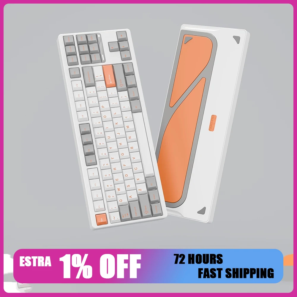 

TICKTYPE EVO80 Mechanical Keyboard Customized Quick Disassembly System Three Mods RGB Gaming Keyboard Pc Accessories Gifts