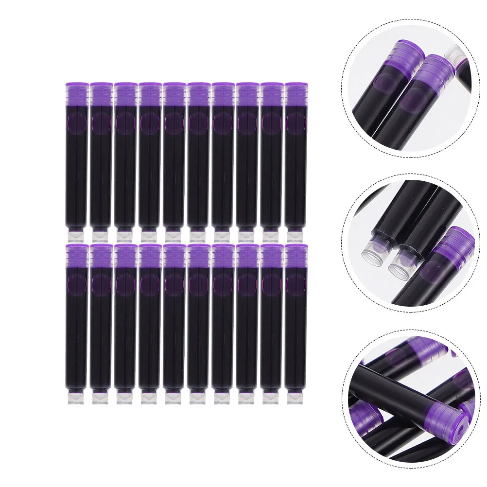 

100 шт. универсальных цветных стираемых конвертеров для чернил для перьевых ручек, инструмент для заправки, плавное подача чернил, абсорбер чернил, канцелярские товары для офиса и студентов