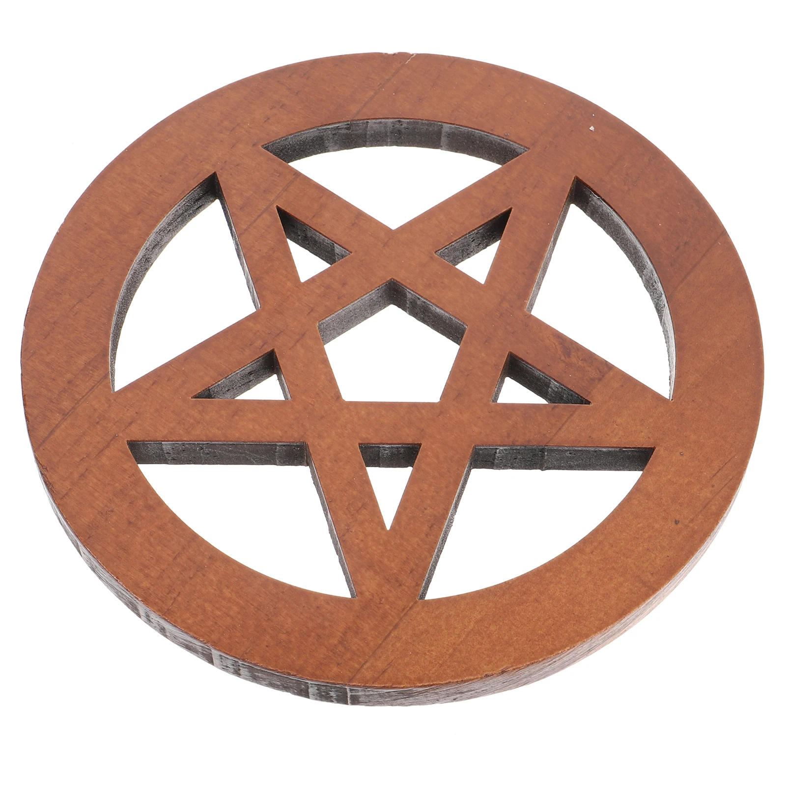 

Pentagram Wooden Yoga Mat Religious Rites Home Wall Altar naments Decor Home Decor Pentacle nament Gift