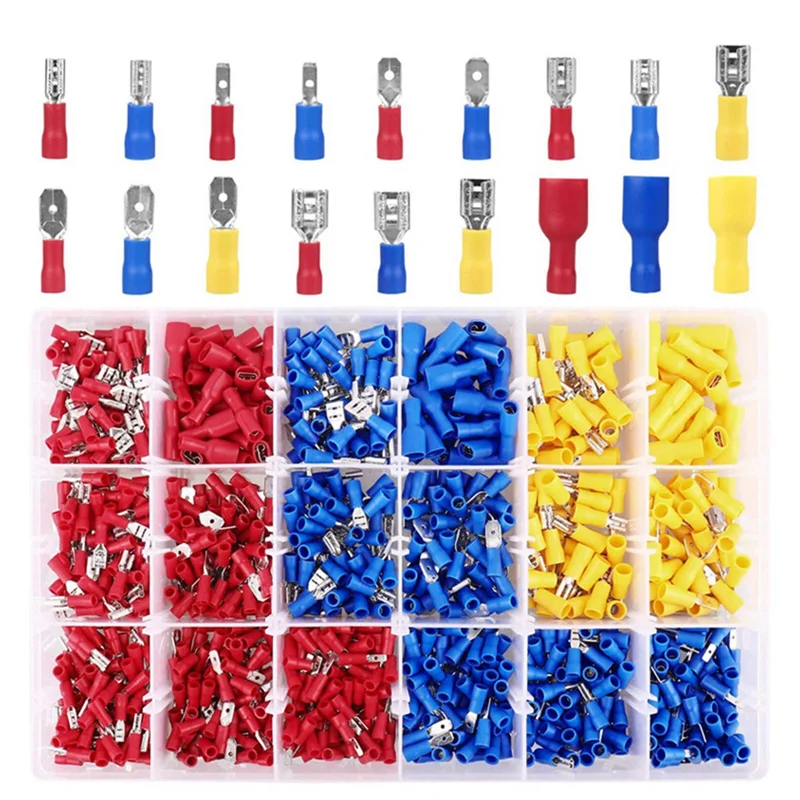 

HLZS-900PCS Plug-In Spring Terminal Set Male And Female Terminal Plug-In Spring Terminal