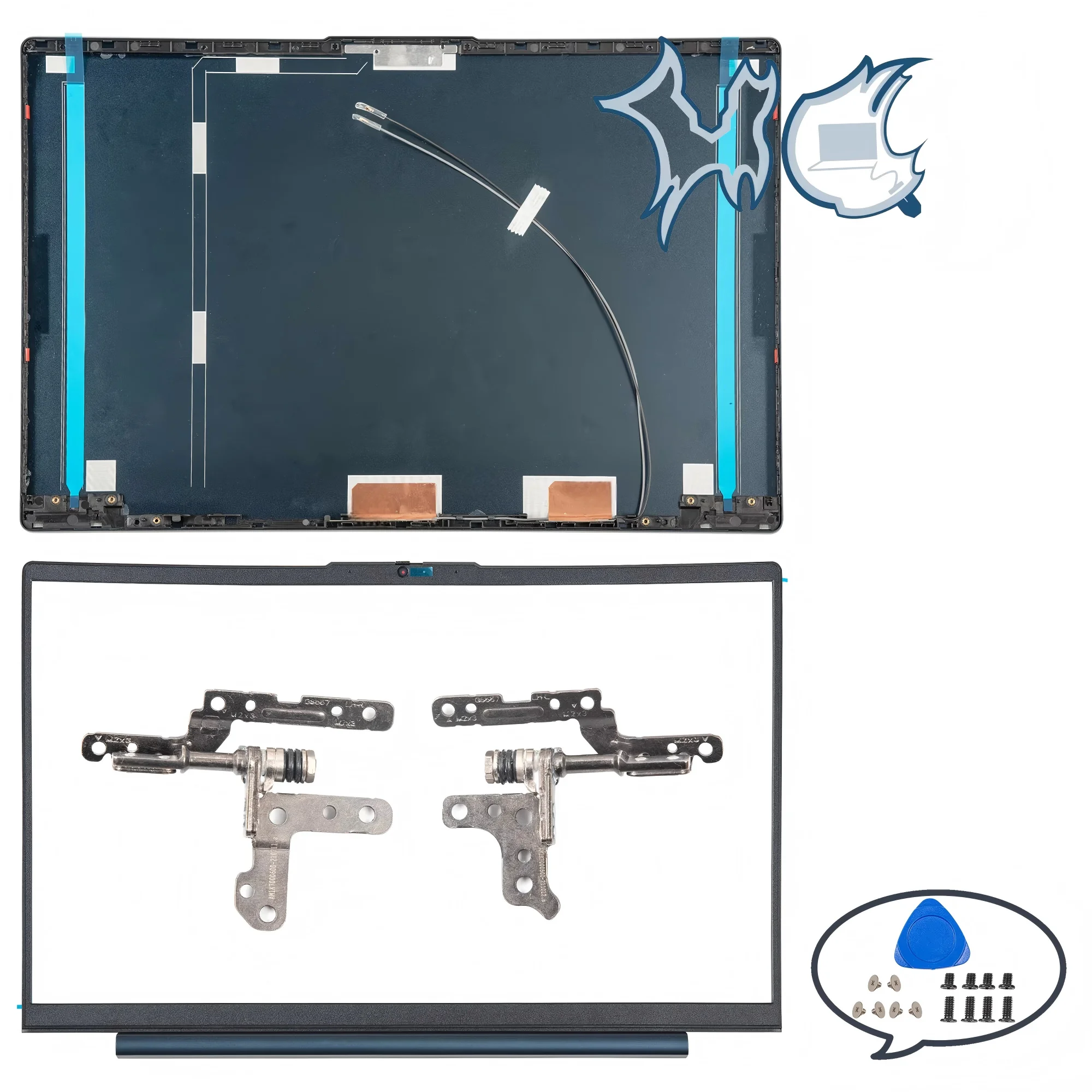 Nieuwe Case Voor Ideapad 5 15IIL05 15ITL05 15ARE05 15ALC05 LCD Back Cover Screen Deksel Voorkant Scharnieren Palmsteun Bodem Shell