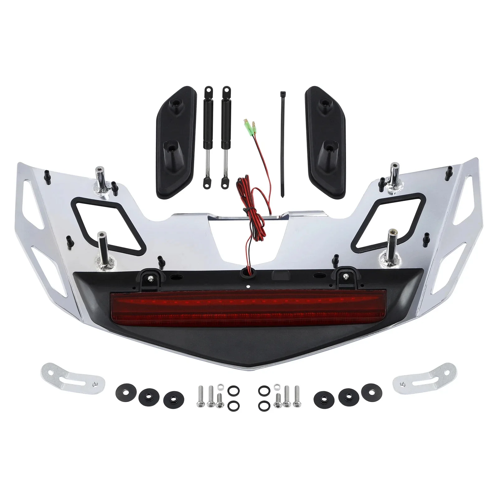 Motorfiets Kofferbak Bagagerek LED Remlicht Rode Lens Voor Honda Goldwing 1800 GL1800 2021-2025