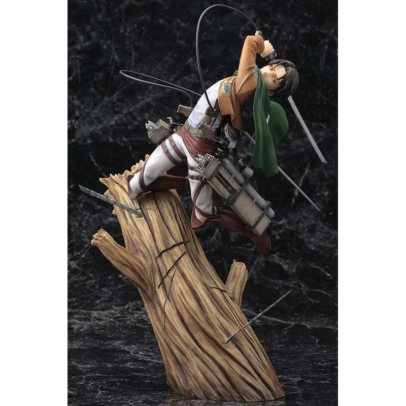 Stock originale Kotobukiya ARTFX J Levi Ackerman Eren Yeager Mikasa Ackerman Attack on Titan Shingeki No Kyojin modello di animazione