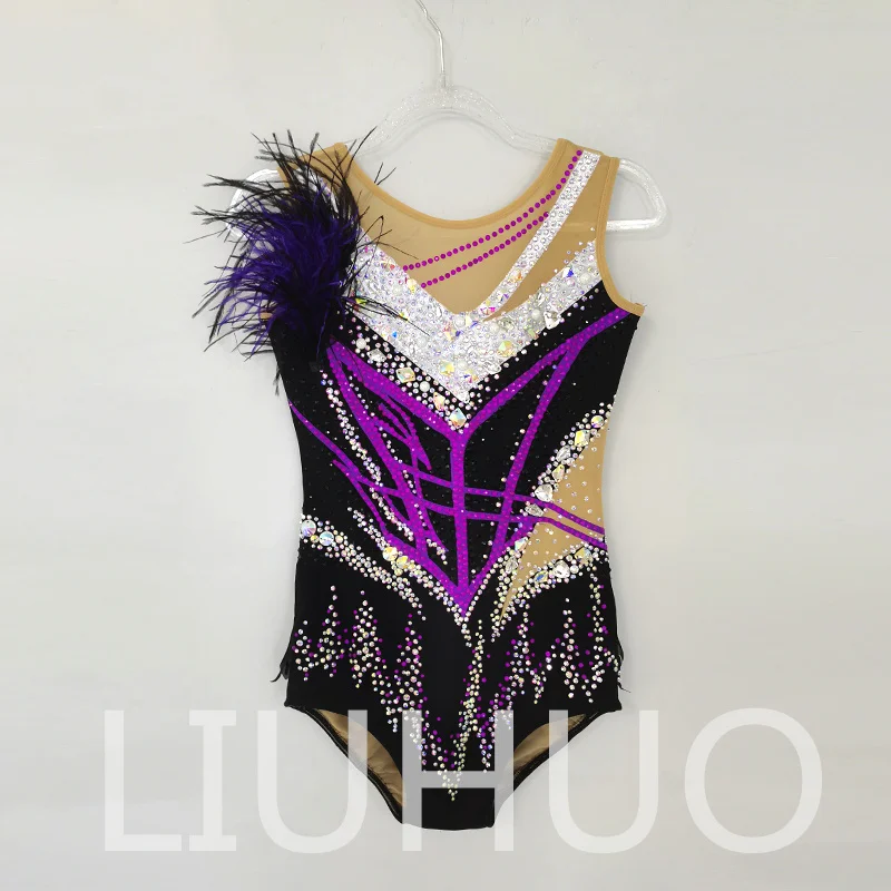

LIUHUO Rhythmic Gymnastics Leotard Competitive Cheerleading Performance For Children