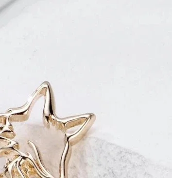 دبابيس ثعلب مجوفة من المينا على الموضة للنساء للجنسين دبابيس على شكل حيوانات كاجوال ملحقات حفلات المكتب هدايا فاخرة للأصدقاء