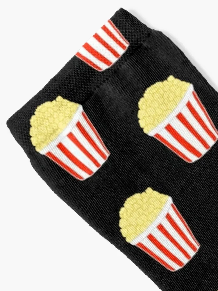 Chaussettes Popcorn pour hommes et femmes, bas de golf, chaussettes esthétiques pour enfants