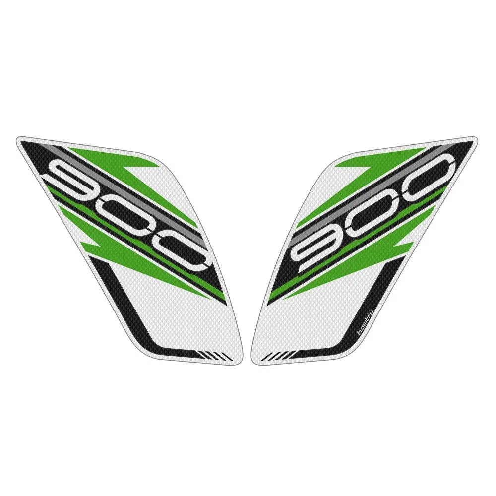 Motorcycle Fuel Tank Pads Sticker Side Decals Gas Knee Grip Protector Traction Pads For Kawasaki Z900 2017-2022 3