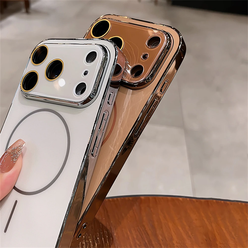 Роскошный жесткий чехол-бампер – обзор и цена Luxury Plating Case