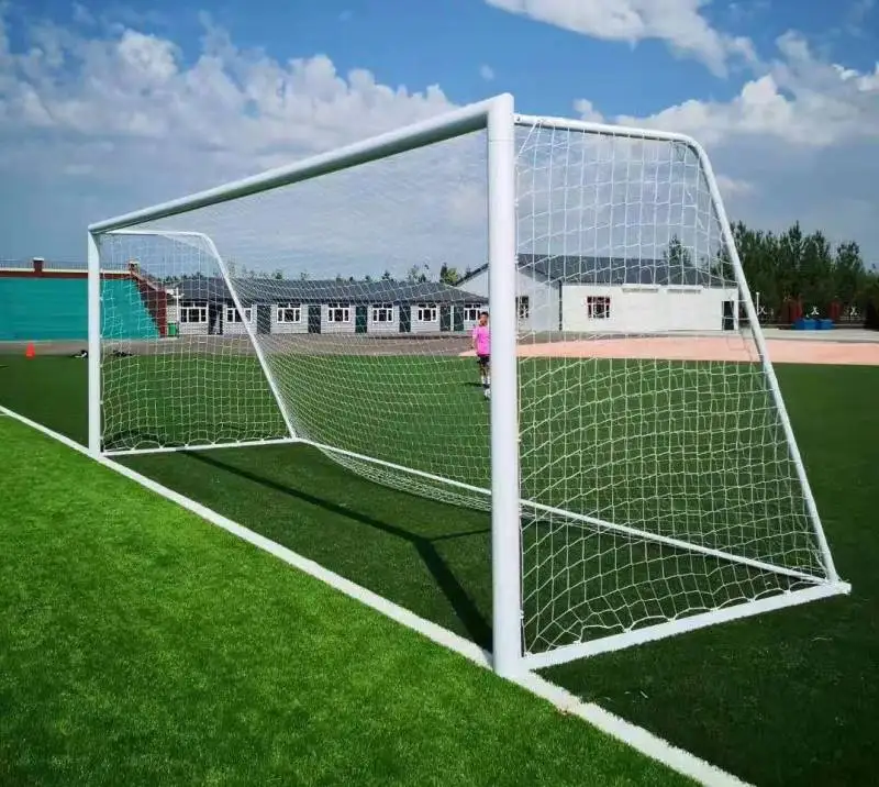 Große 11- und 11-Fußballtore aus Aluminium für den Außenbereich