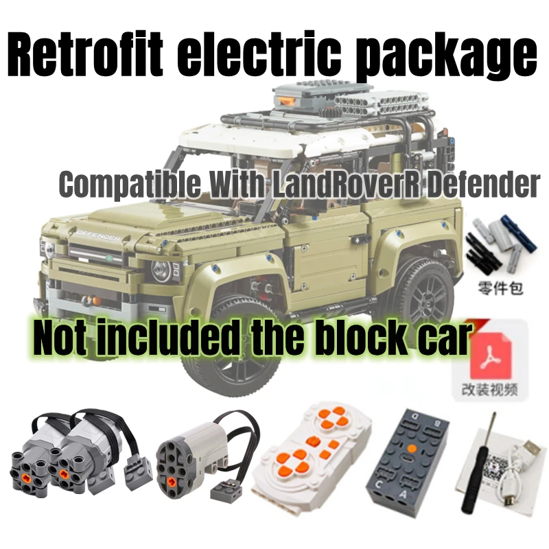 Andrea Motor-Télécommande LED Light Set, Accessoire Compatible avec LEGO 42110, LandRoverr Defender importer décennie ks, Brick, En Stock