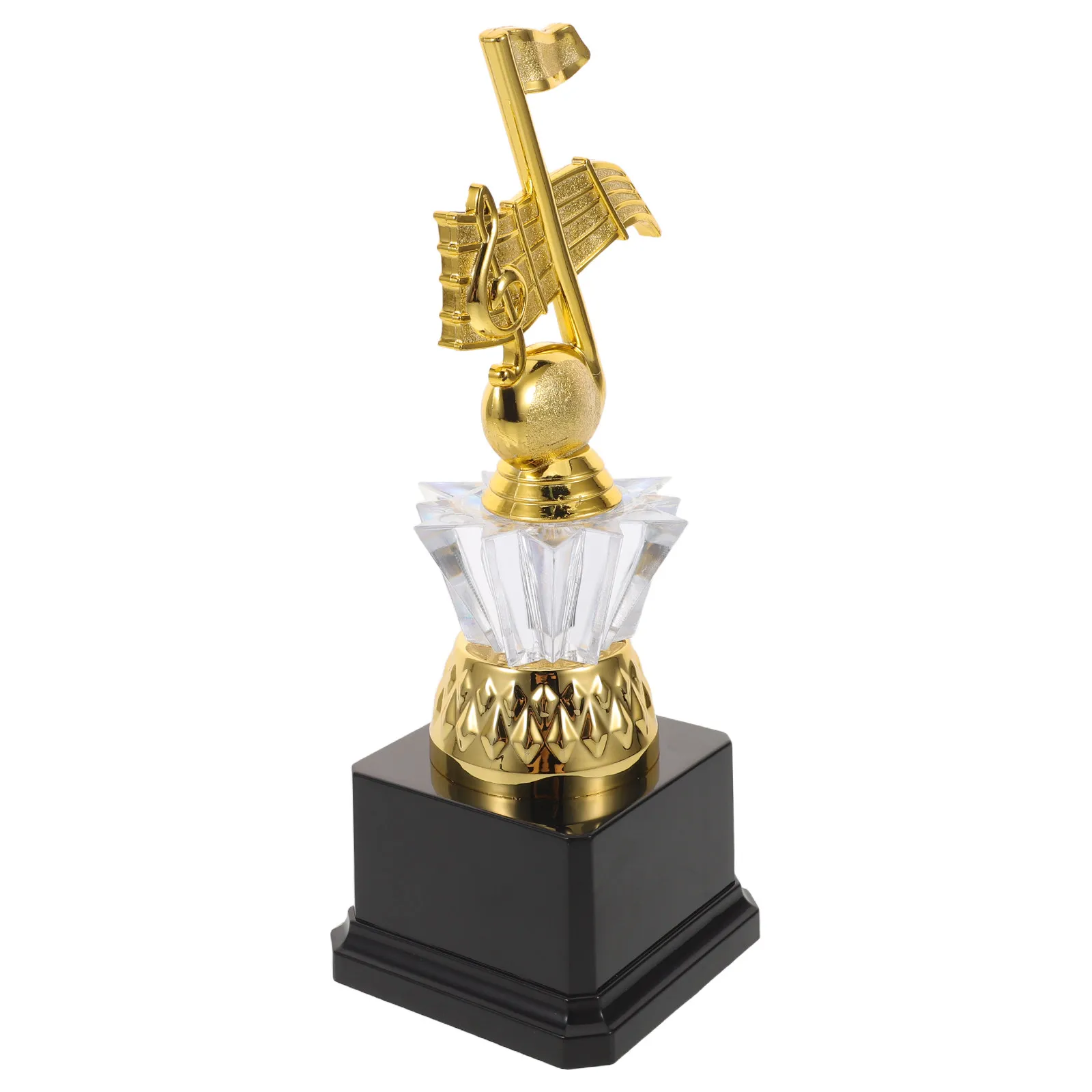 

Маленький пластиковый трофей для награждений - Золотой кубок для музыкальных конкурсов, легкий, удобный, для вечеринок