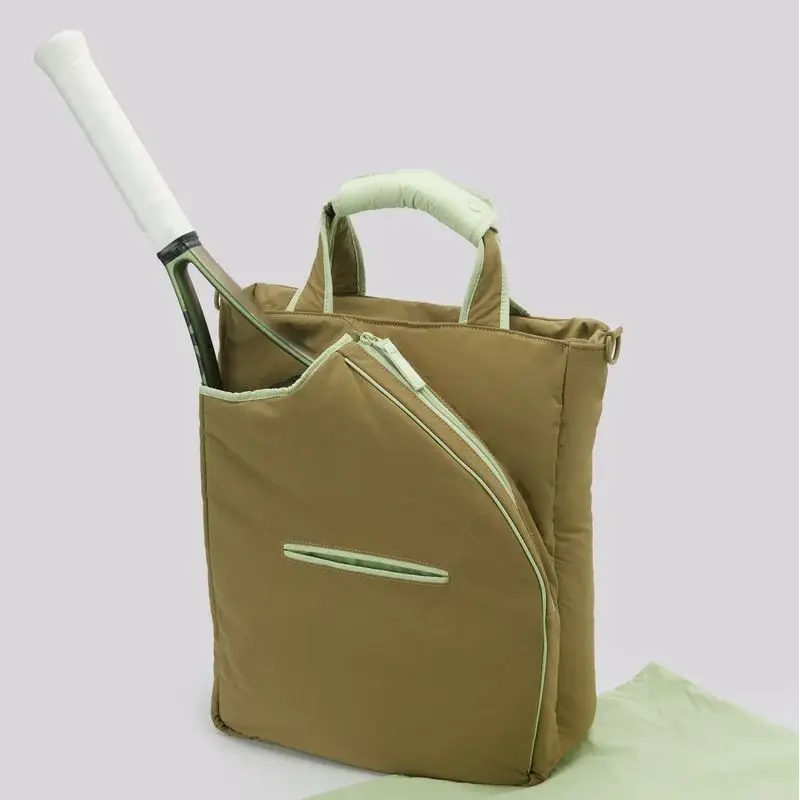 Professional Tennis Bag Outdoor Sport Badminton Pickleball Padel Racquet Bags Large Capacity Women Tennis Racquet Shoulder Bag