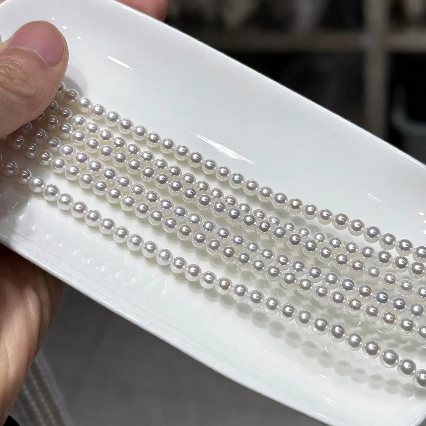 天然高品質淡水ホワイトパールロット、フルドリル加工済みルース - Jewelry Making Drill のレビューと価格